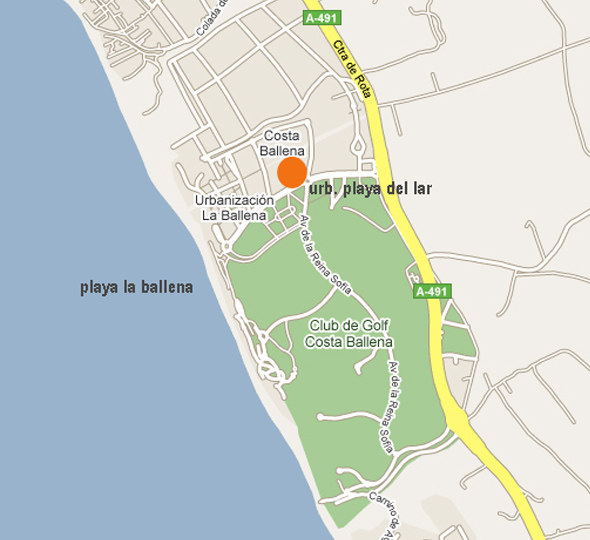 Plano localización - Promoción Inmobiliaria Playa del Lar